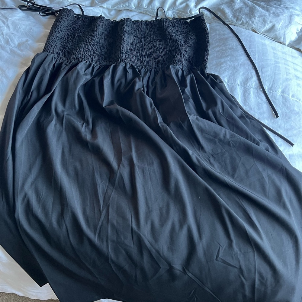 Shein curve 2xl black dress